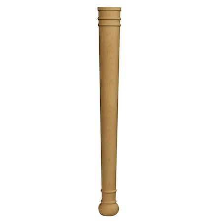 Osborne Wood Products 17 x1 7/8 Caddington Chair Leg in Hard Maple 6207HM
